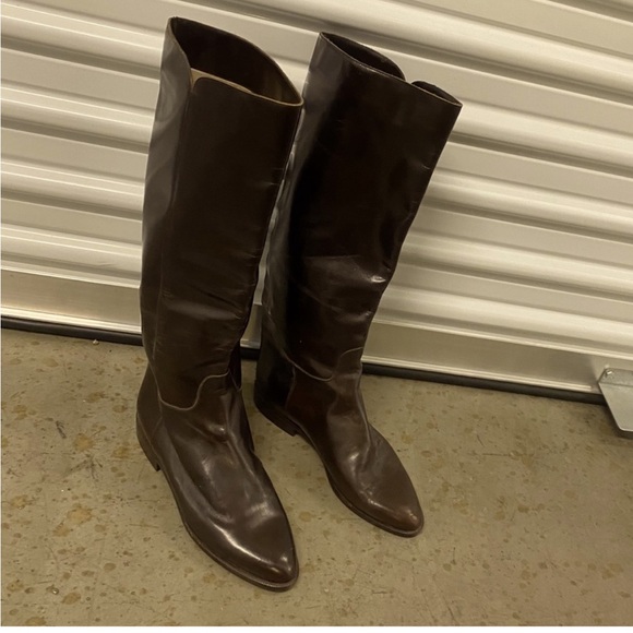 Vintage Charles David Leather Riding Boots 🌵8 - Picture 1 of 16